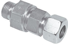 38S (M52x2) & G1-1/2'' Regeling-In RVS Terugslagklep Snijring Buitendraad 1-250 bar ISO 8434-1