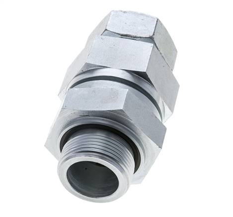 35L (M45x2) & G1-1/4'' Regeling-In Elektrolytisch verzinkt Stalen Terugslagklep Snijring Buitendraad 1-100 bar ISO 8434-1