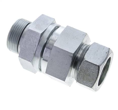 35L (M45x2) & G1-1/4'' Regeling-In Elektrolytisch verzinkt Stalen Terugslagklep Snijring Buitendraad 1-100 bar ISO 8434-1