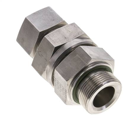 30S (M42x2) & G1-1/4'' Regeling-Uit RVS Terugslagklep Snijring Buitendraad 1-250 bar ISO 8434-1