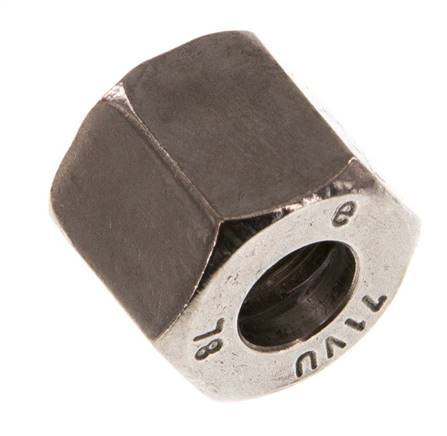 M14x1.5 x 8L RVS Wartelmoer voor Snijring