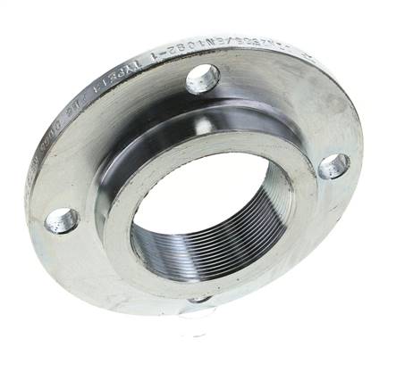Draadflens DN80-PN6 Rp 3'' Verzinkt Staal DIN 2565 En EN 1092-1 (Type 13)