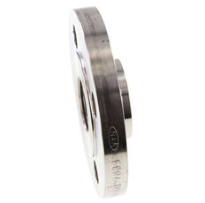 Draadflens DN40-PN40 Rp 1-1/2'' RVS 1.4571 EN 1092-1 (type 13)