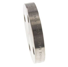 Blindflens DN20-PN16 RVS 1.4571 DIN 2527