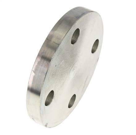 Blindflens DN80-PN6 Verzinkt Staal DIN 2527 En EN 1092-1 (Type 05)