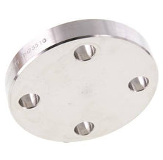 Blindflens DN20-PN40 RVS 1.4571 DIN 2527 En EN 1092-1 (Type 05)