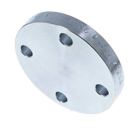 Blindflens DN50-PN40 Verzinkt Staal DIN 2527 En EN 1092-1 (Type 05)