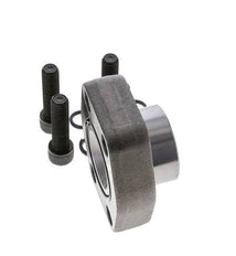 1-1/2'' SAE Flens 3000 psi Blank staal met G1'' Binnendraad ISO 6162-1