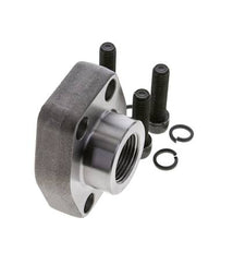 1-1/2'' SAE Flens 3000 psi Blank staal met G1'' Binnendraad ISO 6162-1