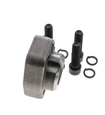 1'' SAE Flens 6000 psi Blank staal met G1'' Binnendraad ISO 6162-2