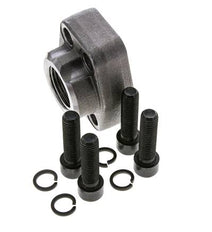 1'' SAE Flens 6000 psi Blank staal met G1'' Binnendraad ISO 6162-2