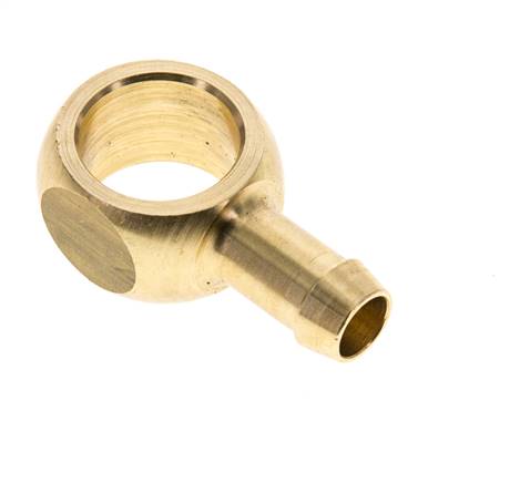 9 mm & G3/8'' Messing Banjobout met Slangpilaar
