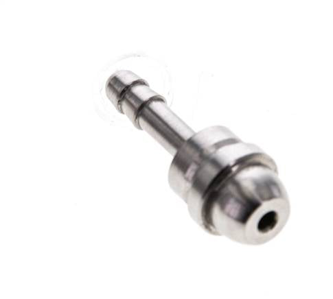 4 mm RVS Slangpilaar zonder Wartelmoer (G1/4'')