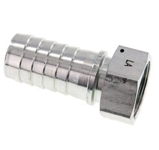 38x54 mm & G1-1/2'' Verzinkt Stalen Slangpilaar met Wartelmoer DIN EN 14423 / DIN 2826