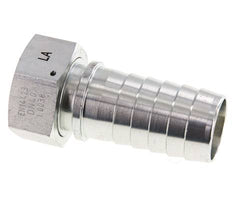 38x54 mm & G1-1/2'' Verzinkt Stalen Slangpilaar met Wartelmoer DIN EN 14423 / DIN 2826