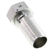 38x54 mm & G1-1/2'' Verzinkt Stalen Slangpilaar met Wartelmoer DIN EN 14423 / DIN 2826
