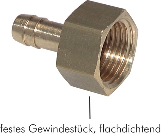 G 3/8'' x 9mm Messing Slangpilaar 16 Bar [2 Stuks]