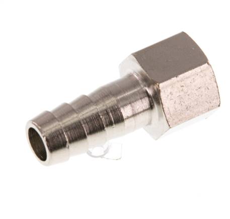 G 1/8'' x 9mm Vernikkeld Messing Slangpilaar 16 Bar [5 Stuks]