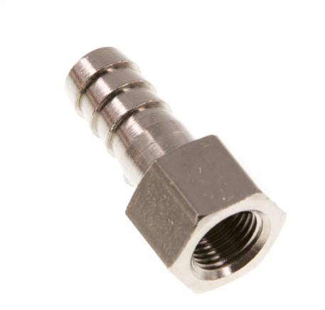 G 1/8'' x 9mm Vernikkeld Messing Slangpilaar 16 Bar [5 Stuks]