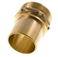 G 2'' Buitendraad x 50mm Messing Slangpilaar met Veiligheidskraag DIN 2817