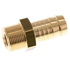 M24x1.5 Buitendraad x 19mm Messing Slangpilaar 16 Bar