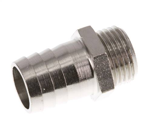 G 1/2'' Buitendraad x 19mm Vernikkeld Messing Slangpilaar 16 Bar