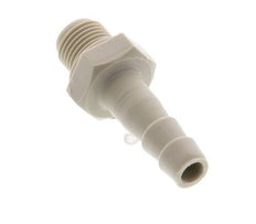 G 1/8'' Buitendraad x 6mm Polypropylene (PP) Slangpilaar 10 Bar