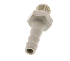G 1/8'' Buitendraad x 6mm Polypropylene (PP) Slangpilaar 10 Bar
