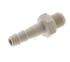 G 1/8'' Buitendraad x 6mm Polypropylene (PP) Slangpilaar 10 Bar