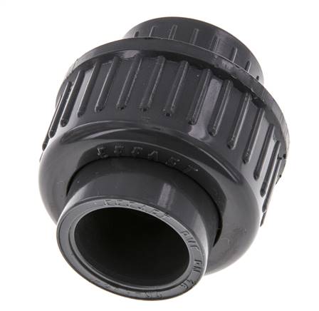 PVC Rechte Lijmmof 20mm x Binnendraad Rp 1/2'' EPDM