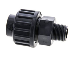 PVC Rechte Lijmmof 16mm x Buitendraad R 3/8 '' FKM