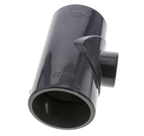 PVC Adapter T-stuk Lijmmof 75 tot 40mm