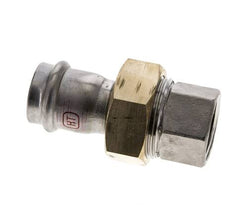 Perskoppeling wartelmoer - 28mm & Rp 1'' Persmof - RVS Vlakke Afdichting