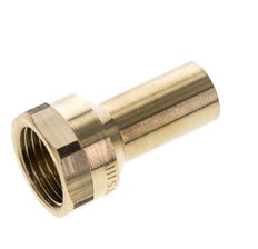 Perskoppeling - 15mm Buiseinde & Rp 1/2'' Persmof - Koperlegering