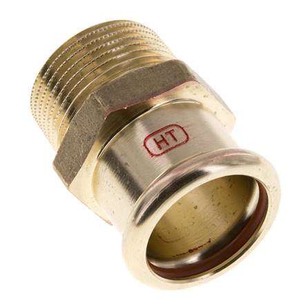 Perskoppeling - 28mm Persmof & R 1'' Buiseinde - Koperlegering