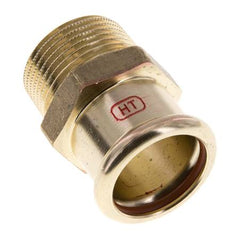 Perskoppeling - 28mm Persmof & R 1'' Buiseinde - Koperlegering