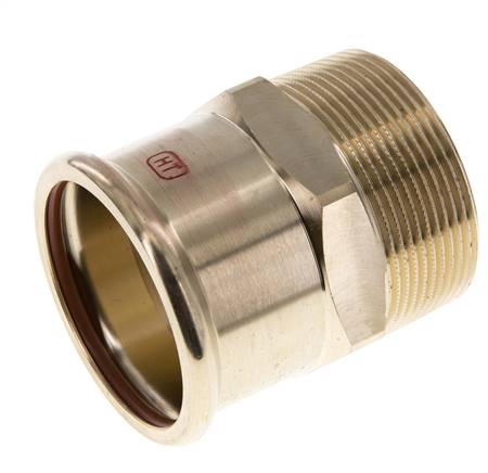 Perskoppeling - 54mm Persmof & R 2'' Buiseinde - Koperlegering