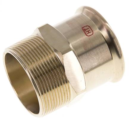 Perskoppeling - 54mm Persmof & R 2'' Buiseinde - Koperlegering
