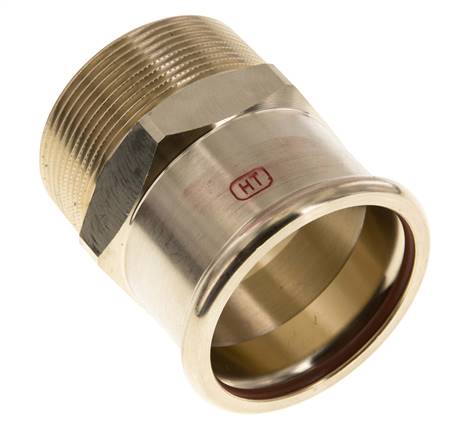 Perskoppeling - 54mm Persmof & R 2'' Buiseinde - Koperlegering
