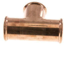 Tee Press Fitting - 54mm Persmof - Koperlegering