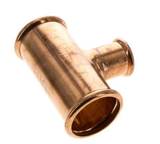 Tee Press Fitting - 35mm & 54mm Persmof - Koperlegering