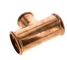 Tee Press Fitting - 42mm & 54mm Persmof - Koperlegering