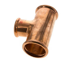 Tee Press Fitting - 42mm & 54mm Persmof - Koperlegering