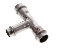 Tee Press Fitting - 15mm & 18mm Persmof - RVS