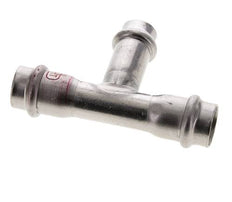 Tee Press Fitting - 15mm & 18mm Persmof - RVS