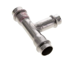 Tee Press Fitting - 15mm & 18mm Persmof - RVS