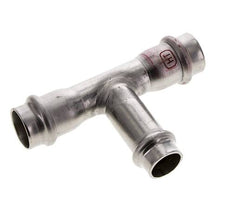 Tee Press Fitting - 15mm & 18mm Persmof - RVS