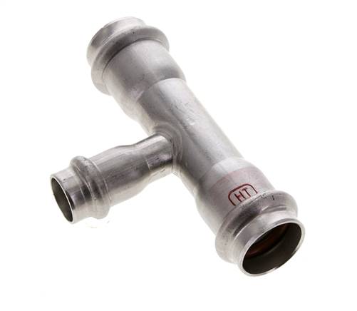 Tee Press Fitting - 15mm & 22mm Persmof - RVS