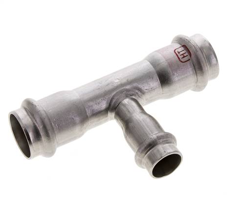 Tee Press Fitting - 15mm & 22mm Persmof - RVS