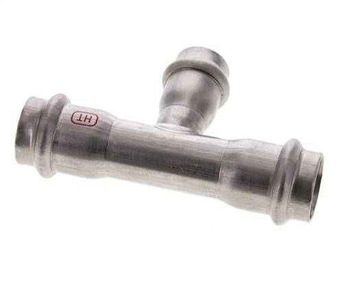 Tee Press Fitting - 18mm & 22mm Persmof - RVS